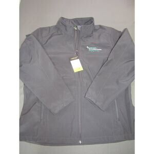 Crossland Gray Full Zip Lined Jacket Mens 3XL Outdoor Rugby Sport